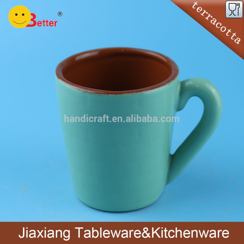 グリーンテラコッタカスタムコーヒーマグ安いコーヒーマグセラミックマグ-マグカップ問屋・仕入れ・卸・卸売り