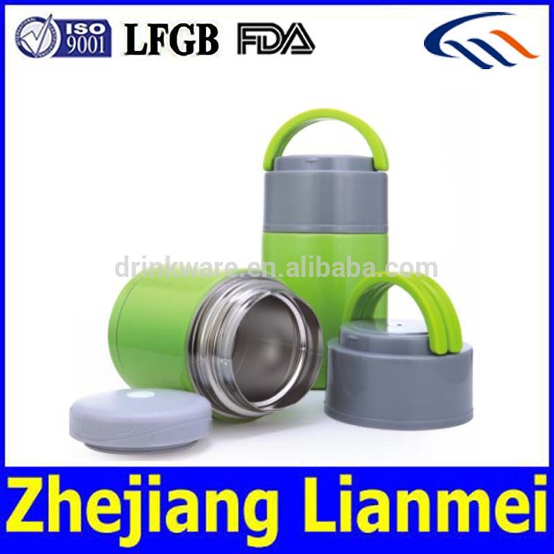 浙江lianmei800ml650ミリリットルステンレス鋼の真空の食糧ボックス、 二重壁の食品容器-食器セット問屋・仕入れ・卸・卸売り