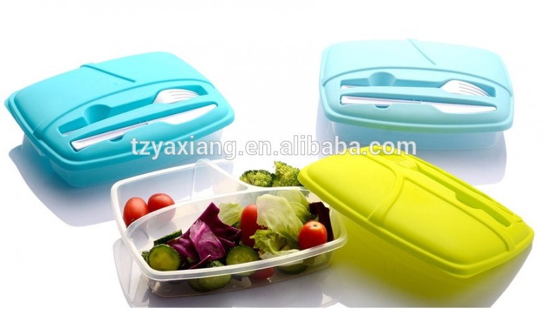 プラスチック分け弁当箱でカトラリーセット-食器セット問屋・仕入れ・卸・卸売り