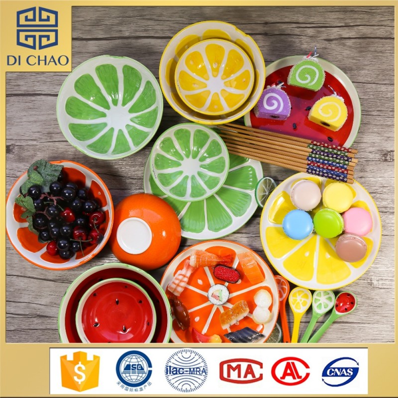 中国家庭用品、ディナーセット、キッチン陶器fruiteデザインセラミックディナーセット-食器セット問屋・仕入れ・卸・卸売り