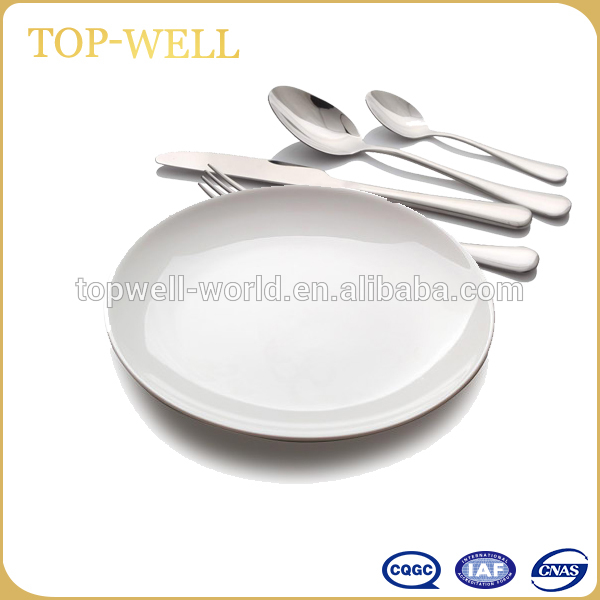 通常の白いセラミックディナープレートセラミック皿のためのレストランで良い品質-皿類問屋・仕入れ・卸・卸売り