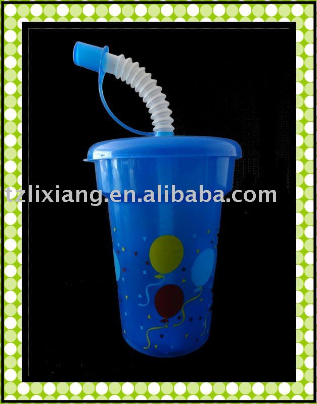 プラスチック製の子供のわら飲むコップlx8800w01水マグ-その他ドリンク関連製品問屋・仕入れ・卸・卸売り