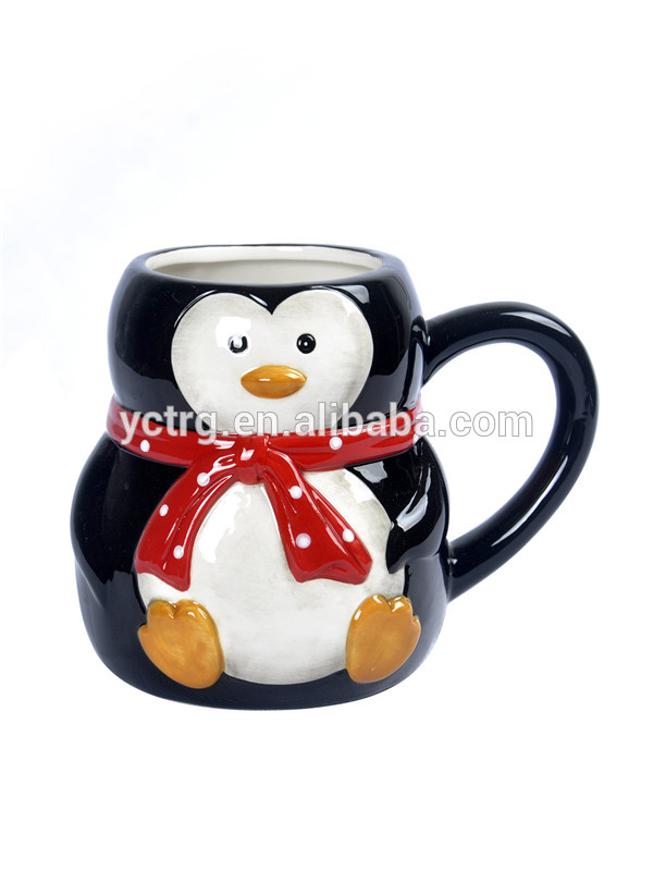 2016クリスマスペンギン形状セラミックマグ-マグカップ問屋・仕入れ・卸・卸売り