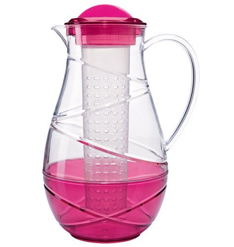 Colored Ice Fruit Infusion Clear Acrylic Plastic Water Pitcher-ポット、やかん問屋・仕入れ・卸・卸売り