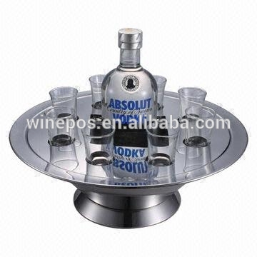 ショットグラス3.5lと氷のバケツ、 ステンレス鋼で作られてい、 バー用、 パーティー-その他ドリンク関連製品問屋・仕入れ・卸・卸売り