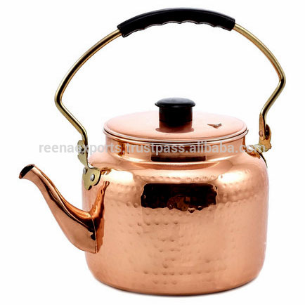 銅メッキ紅茶用のやかん-ポット、やかん問屋・仕入れ・卸・卸売り