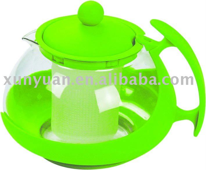 耐久性のあるガラス熱抵抗するお茶やコーヒーポットプラスチックフィルター/注入器-ポット、やかん問屋・仕入れ・卸・卸売り