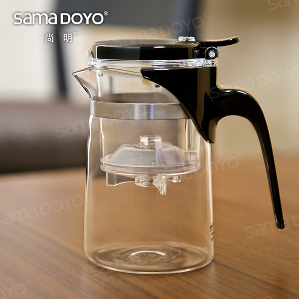 手吹きガラス茶ポットsamadoyo/熱い販売の付ティーポット注入器-ポット、やかん問屋・仕入れ・卸・卸売り