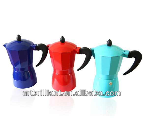 古典的な青3カップアルミサイフォンのコーヒーメーカー-コーヒーセット、ティーセット問屋・仕入れ・卸・卸売り