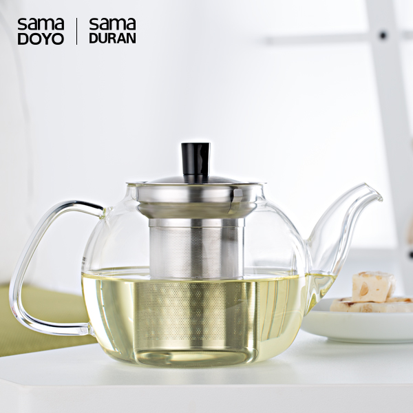 卸売猶予samadoyoホウケイ酸ガラス茶ポットティーティーポット注入器-コーヒーセット、ティーセット問屋・仕入れ・卸・卸売り