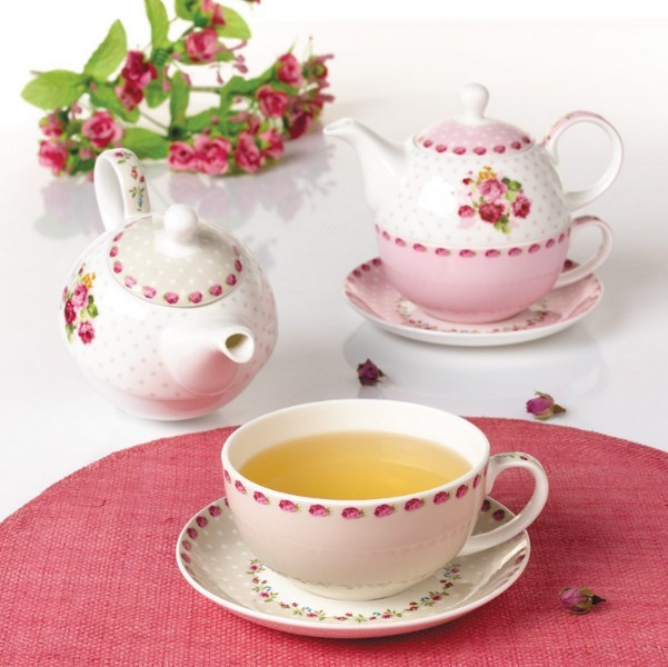 磁器茶セット1、一人茶セット、ヴィンテージ茶セット-ポット、やかん問屋・仕入れ・卸・卸売り