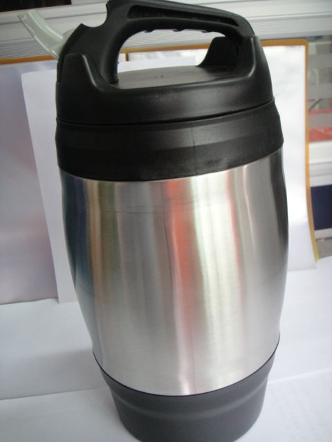 人気のステンレス鋼128オンス二重壁ビール樽bpaフリー、水差し水ボトル-ポット、やかん問屋・仕入れ・卸・卸売り
