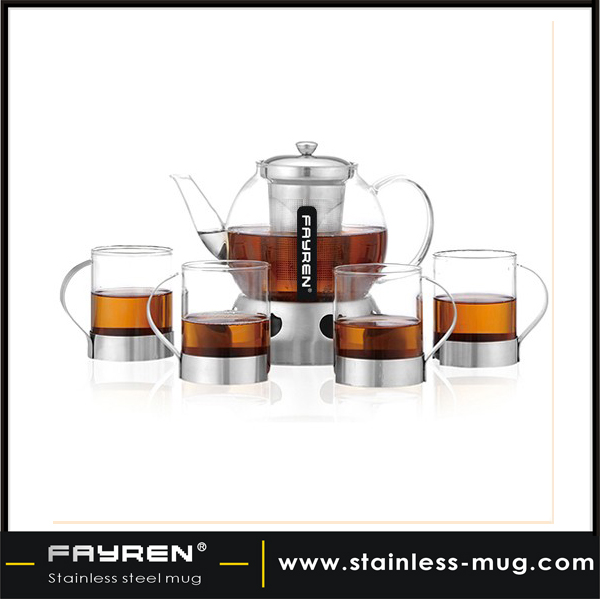 熱い販売グラス鋼カンフーお茶セット-コーヒーセット、ティーセット問屋・仕入れ・卸・卸売り