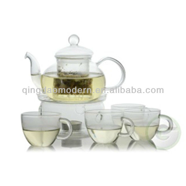 ホウケイ酸ガラス紅茶用のやかん、 ガラス茶ポット-コーヒーセット、ティーセット問屋・仕入れ・卸・卸売り