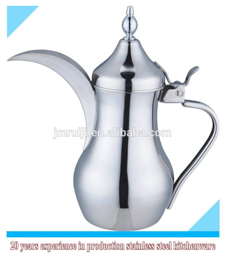 ヨーロピアンスタイル2015ポットハンドル付きステンレス鋼の茶を飲むためにアラビアコーヒーポット-コーヒーセット、ティーセット問屋・仕入れ・卸・卸売り
