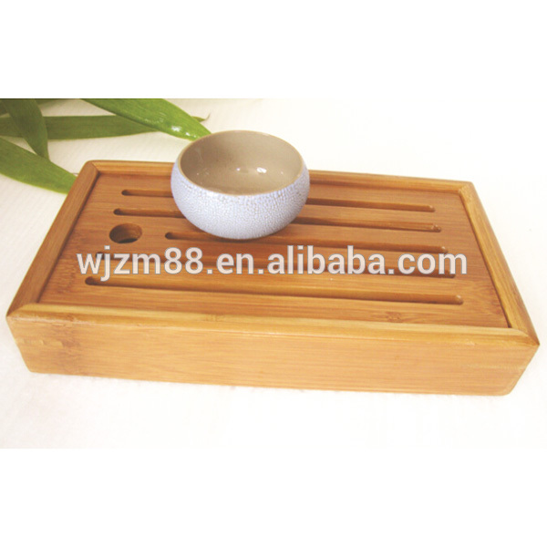 ポータブル小さな竹茶サービス提供トレイ、中国gongfu茶トレイ卸売-コーヒーセット、ティーセット問屋・仕入れ・卸・卸売り
