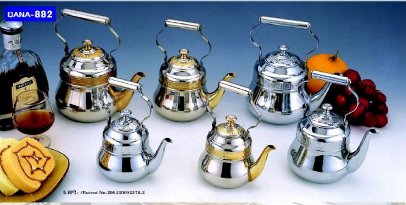 トルコの紅茶ポット1.0リットル1.5l/top0.75リットルの品質のアラビア茶ポット-コーヒーセット、ティーセット問屋・仕入れ・卸・卸売り