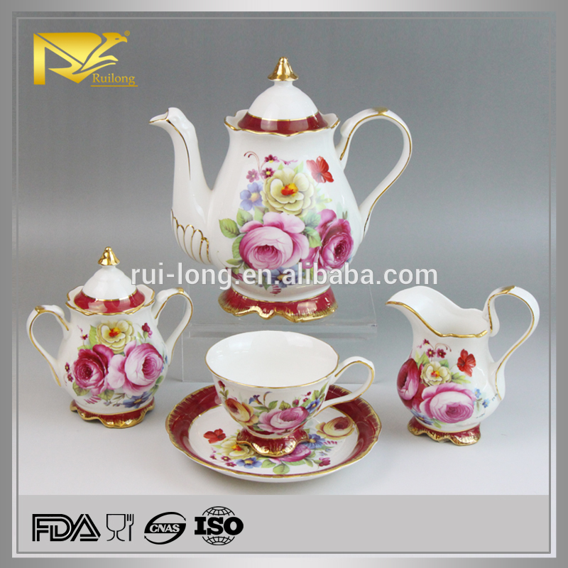 中国のセラミックティーカップセットカバー付き用品、 パキスタン茶セット、 中国の磁器のティーセット-コーヒーセット、ティーセット問屋・仕入れ・卸・卸売り