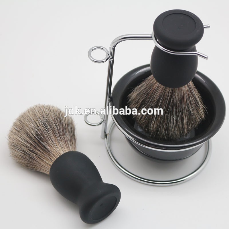プロフェッショナルアナグマのシェービングブラシ/安いシェービングブラシキット/高qualty silvertipアナグマ毛シェービングキット問屋・仕入れ・卸・卸売り