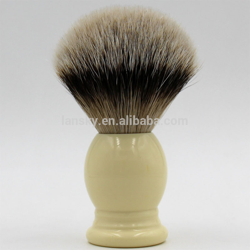 Silvertipアナグマ毛シェービングブラシで樹脂ハンドル問屋・仕入れ・卸・卸売り