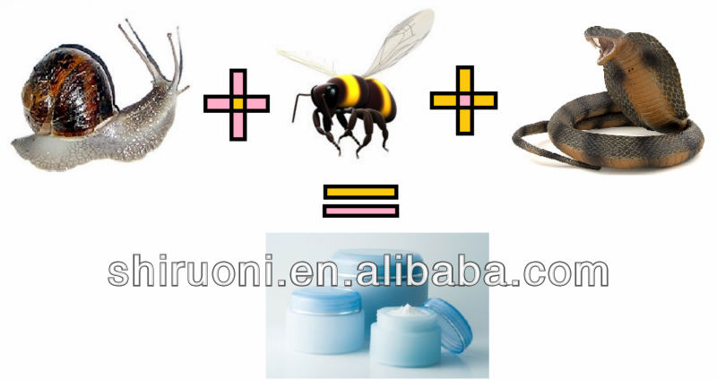 毒bee+snail+snake皮膚細胞修復アンチリンクルフェイスクリームの瘢痕は削除します問屋・仕入れ・卸・卸売り