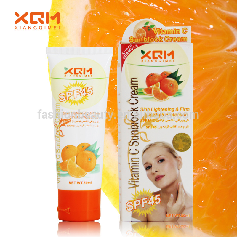 Spf45/spf60最高の効果を持つクリーム日焼け止めクリーム日焼け止めクリームxqmwitaminc問屋・仕入れ・卸・卸売り
