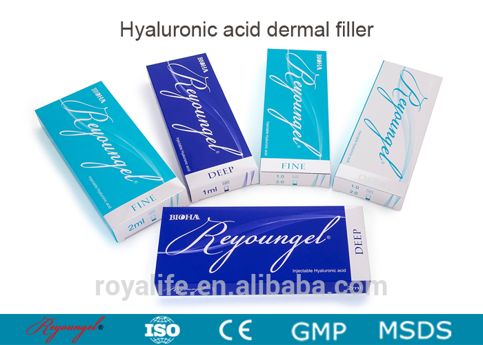 Reyoungel hyaluornic酸皮膚充填剤(深い1ミリリットル2ミリリットル)用anting鼻唇溝としわ問屋・仕入れ・卸・卸売り
