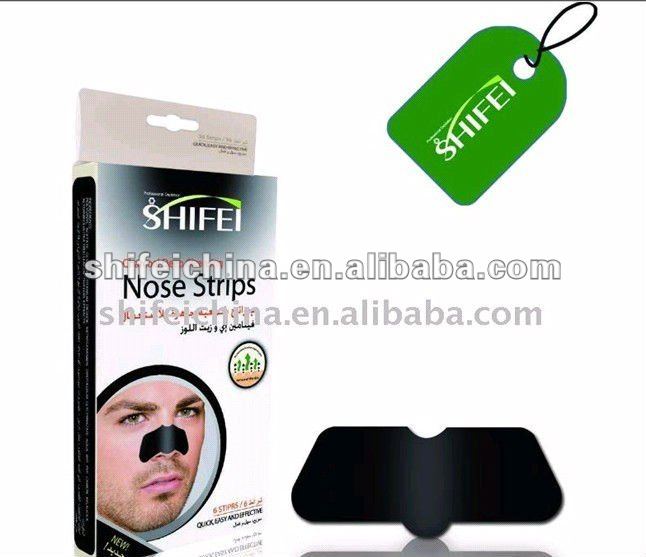 新しいSHIFEIシリーズ木炭人の気孔のBlackheadの取り外しの深いクリーニングの鼻のストリップ問屋・仕入れ・卸・卸売り