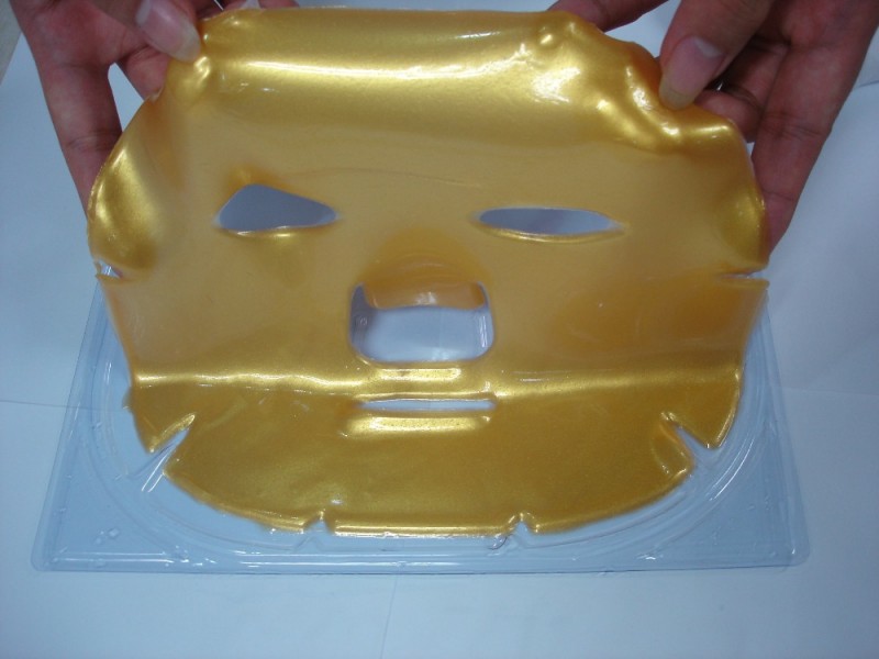 中国新しいプライベートラベル化粧品ナチュラル製品24 kゴールドコラーゲンクリスタルフェイシャルマスクシートマスク問屋・仕入れ・卸・卸売り