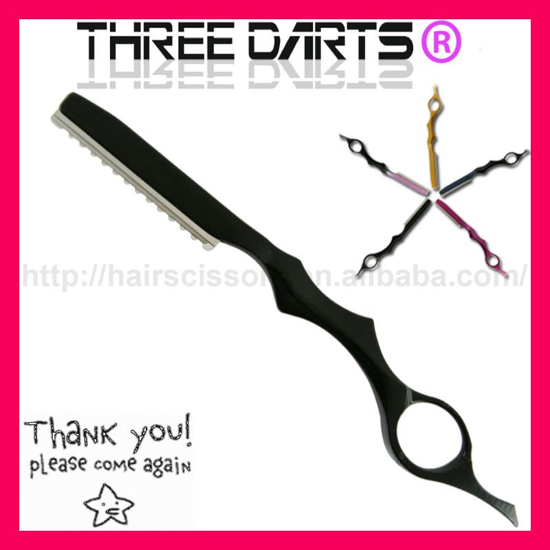 ThreeDartsの黒18cmのかみそり5色をのための剃る鋭い大広間の毛は選ぶ問屋・仕入れ・卸・卸売り