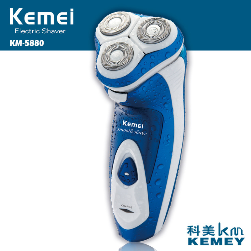 熱い販売の2015kemeikm-5880razo3を備えた男性用の電気シェーバーブレードプロのフルボディウォッシャブルウェット・dyr問屋・仕入れ・卸・卸売り