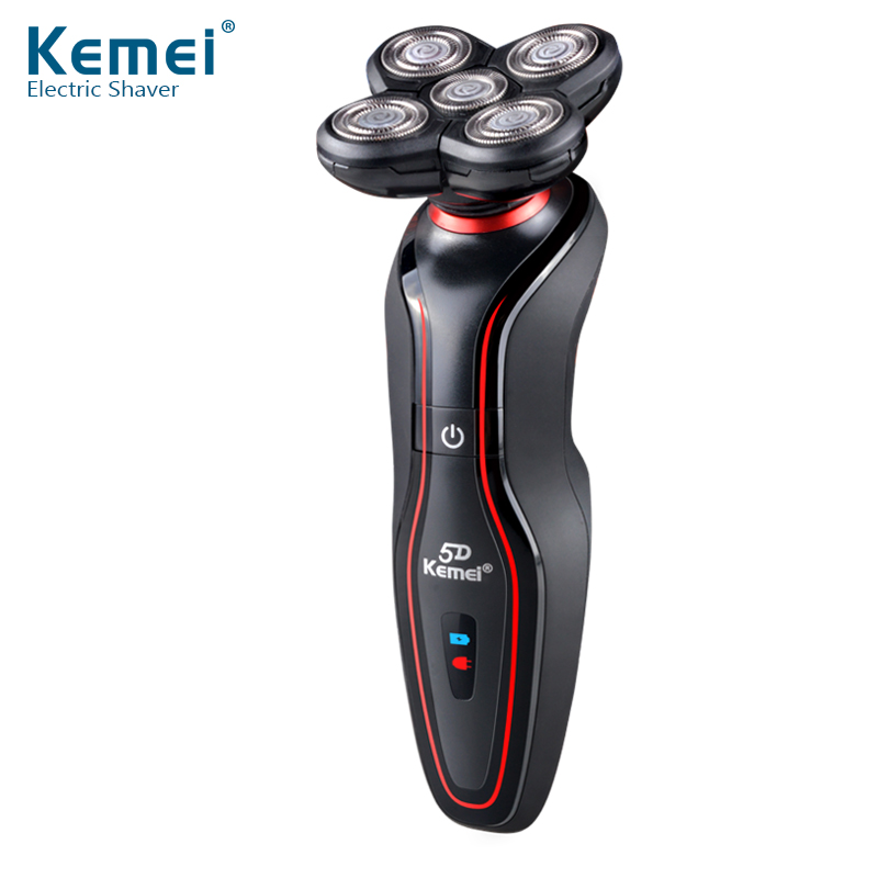 KM-6181New 5ヘッズ電気洗える充電式シェーバー卸売男性フェイスケア5d浮動カミソリ問屋・仕入れ・卸・卸売り