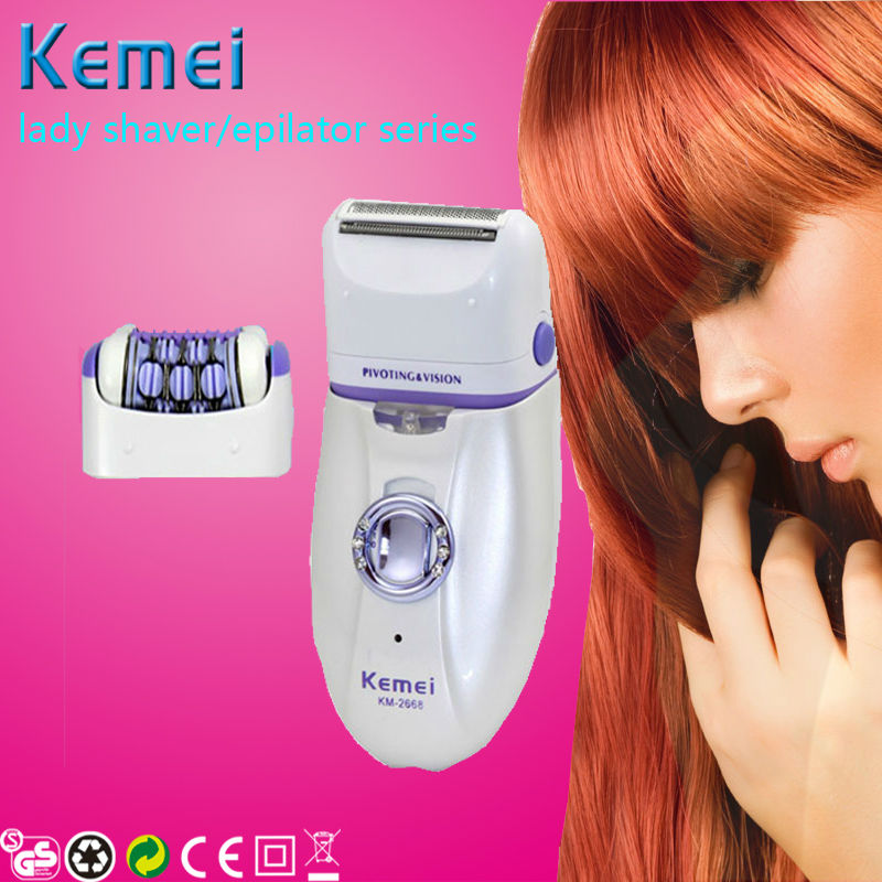 km2668 kemei 2 in 1 lady epilator shaver問屋・仕入れ・卸・卸売り
