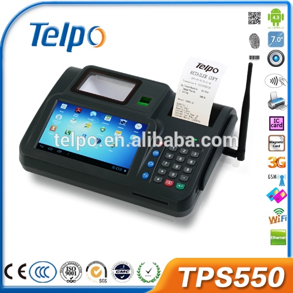 Telpo バーコード スキャナ pos機統合プリンタ アンドロイド pos端末TPS550問屋・仕入れ・卸・卸売り