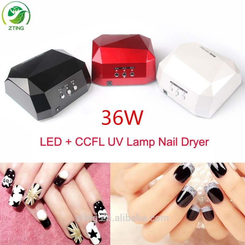 ダイヤモンド形状美しい led ccfl爪ドライヤー硬化ランプ機用uv ジェルネイルポリッシュ問屋・仕入れ・卸・卸売り