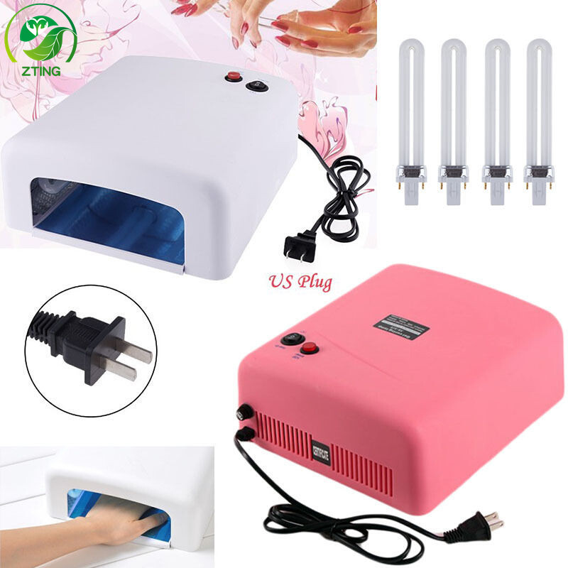 プロの110v/220v36wuvランプゲル硬化uvネイルアートポリッシュ光dryer+4管ランプ問屋・仕入れ・卸・卸売り