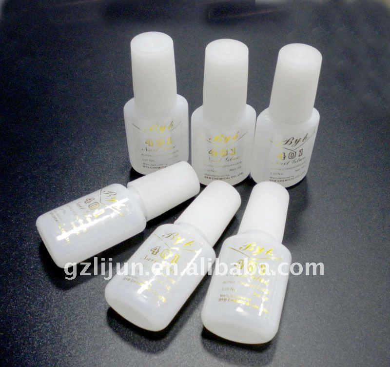 G4-00210gブラシで接着剤を爪、 ブランドbybネイルグルー、 人工爪の接着剤問屋・仕入れ・卸・卸売り