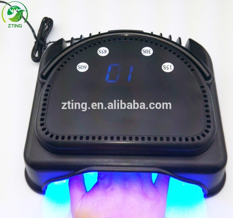 ブラックカラー64ワットledネイルドライヤーネイルアートuv led硬化ランプ爪でce & rohs問屋・仕入れ・卸・卸売り