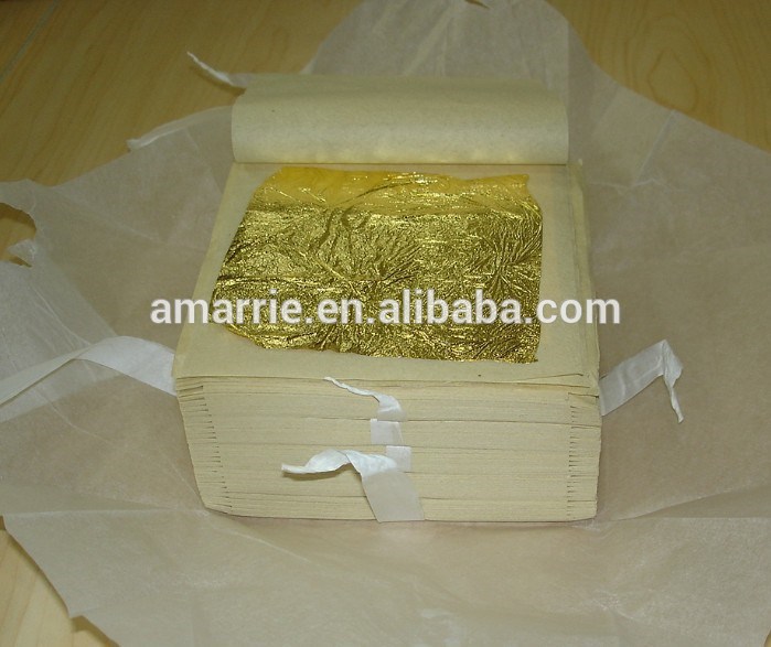 本物の金箔24kの金箔のフェイスマスクのためのスパでの使用99.9％純金箔問屋・仕入れ・卸・卸売り