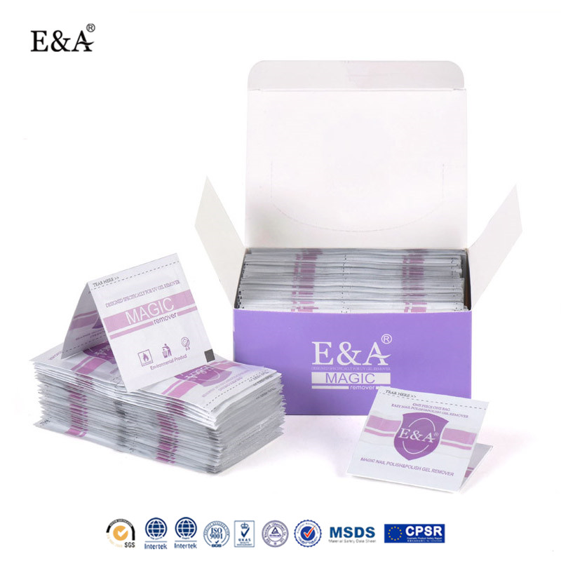 Ea fengshangmeiネイルアート用品有機uvジェルポリッシュ除去ラップ120ピース問屋・仕入れ・卸・卸売り