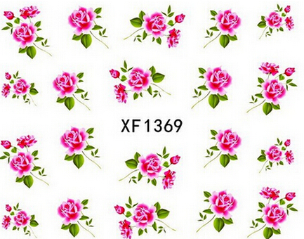 新しいファッション魅力的な1000年デザインネイルアートステッカーユリdecorationxf1337-xf1458水転写ステッカー問屋・仕入れ・卸・卸売り