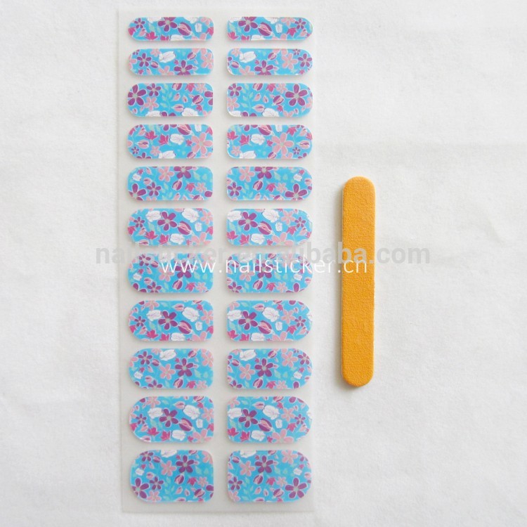 青ブロッサムネイルラップjamberryパッチ14防水ネイルポリッシュネイルアートステッカー22日中のヒント問屋・仕入れ・卸・卸売り