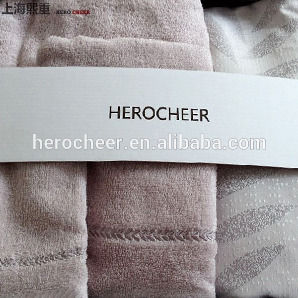 2016熱い販売4ピースタオルとシャワーカーテン箱入りギフトセット、softtextileタオル風呂セット問屋・仕入れ・卸・卸売り