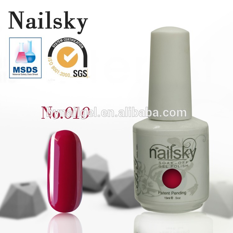 2016 gelis。hとnailskyブランド150カラフルなマットゲルポリッシュuvネイル問屋・仕入れ・卸・卸売り