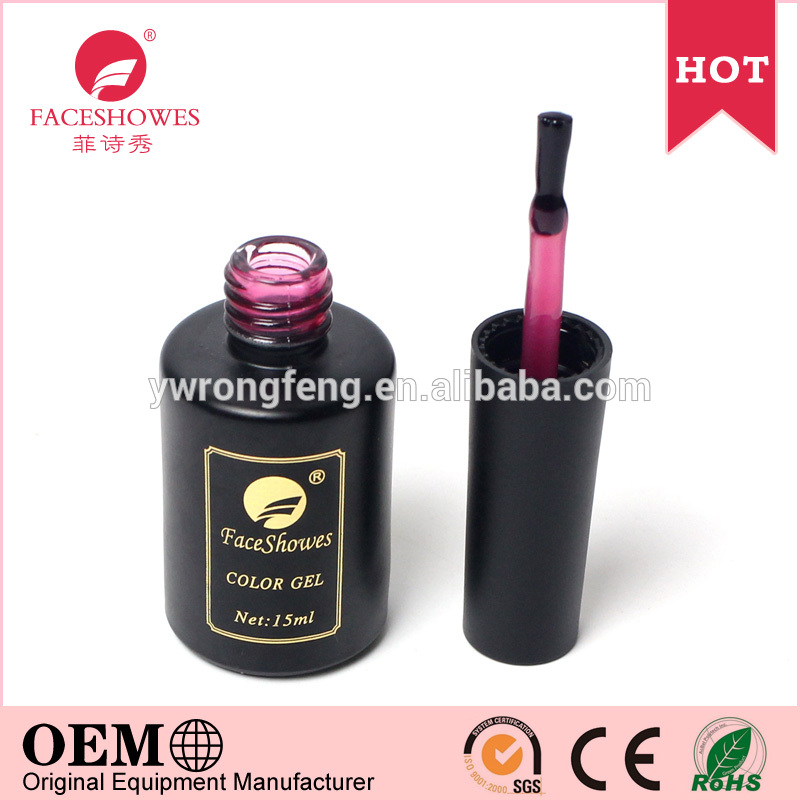 中国faceshowes uvカラージェルネイルポリッシュ、ネオンカラーネイルジェルポリッシュ、ブリンブリン色グリッターuvジェルネイルポリッシュ問屋・仕入れ・卸・卸売り