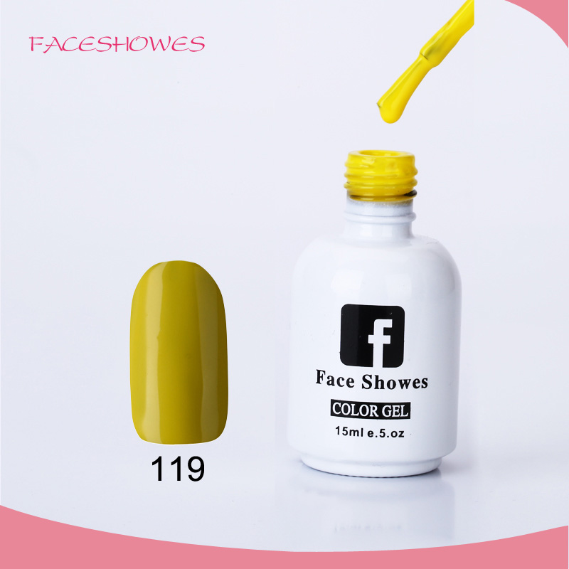 Faceshowes卸売15ミリリットルカラージェルネイルポリッシュ用elite99ゲルポリッシュソークオフ問屋・仕入れ・卸・卸売り