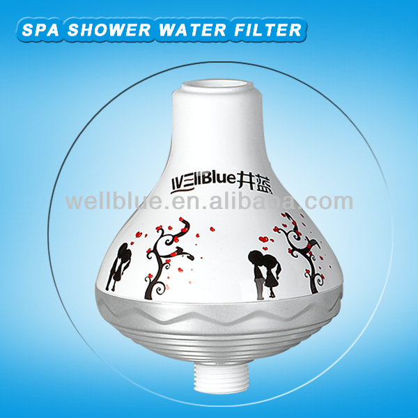 中国風シャワーフィルターkdfとヘッドのための水のための内部は塩素を除去し問屋・仕入れ・卸・卸売り