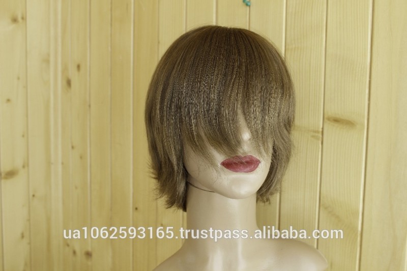 本物の髪の毛のかつら。 卸売工場出荷時の価格。 ロシア出身ピース。 ユダヤ人ユダヤベースの完全なレースのかつらシルクスキン、 フロント。 人間の髪の毛問屋・仕入れ・卸・卸売り