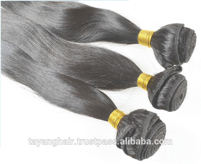 黒ストレート2014年未処理のブラジルの毛横糸バージン天然の人間の髪の毛卸売問屋・仕入れ・卸・卸売り