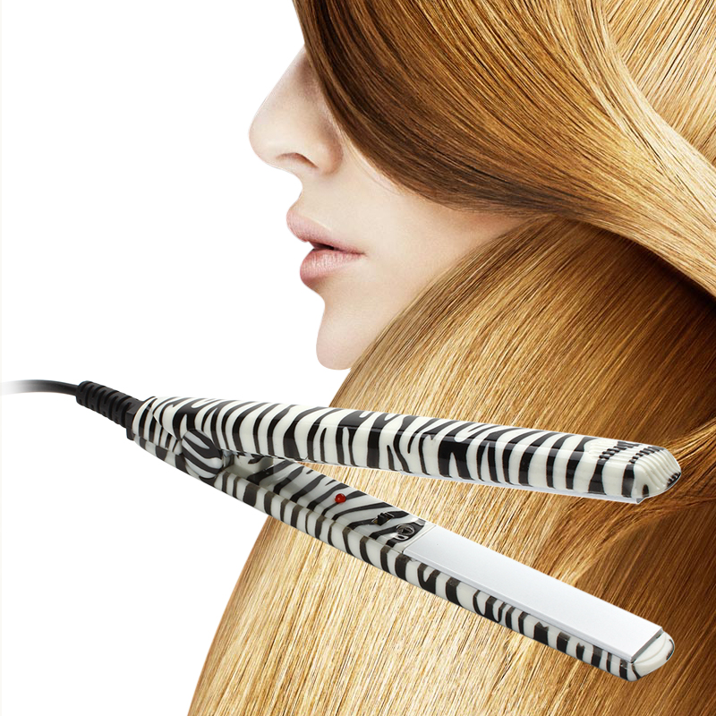 新しいファッションヘアスタイリングミニポータブルセラミックゼブラ最高のフラットアイアン問屋・仕入れ・卸・卸売り
